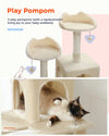 Multi-Level Cat Tree with Scratching Posts, Condo, Hammock, and Perch.