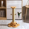 Cat Scratcher Turntable with Sisal Board and Toys.