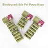 Biodegradable Dog Poop Bags with Dispenser, Scented Waste Bags.