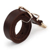 Classic Brown Leather Dog Collar